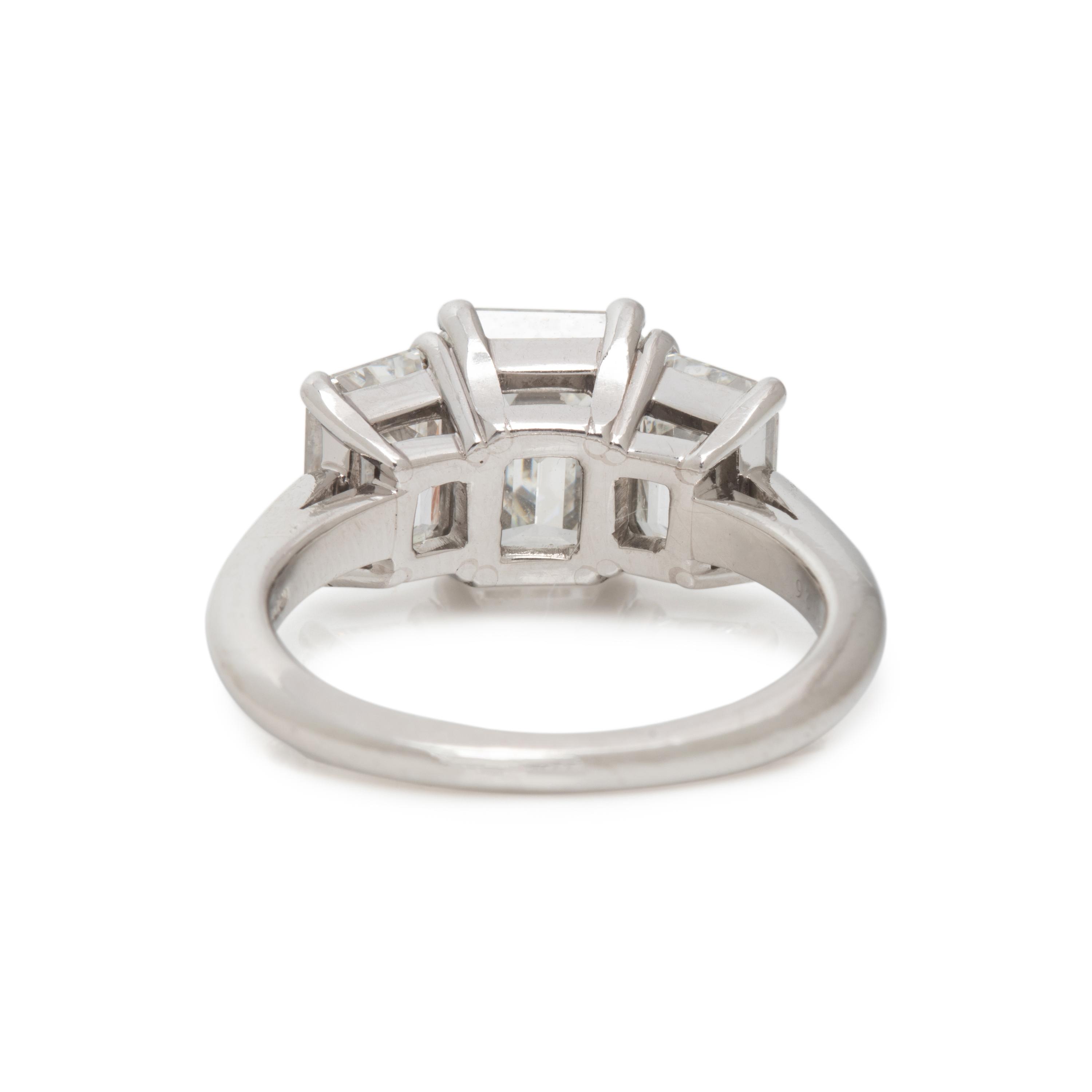 TIFFANY & CO., DIAMOND RING AND BAND