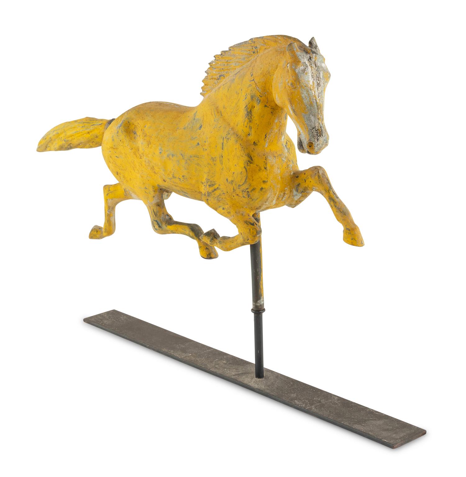 A Molded Copper and Cast Zinc Dexter Weathervane