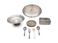 A Group of Silver and Silver-plate Articles