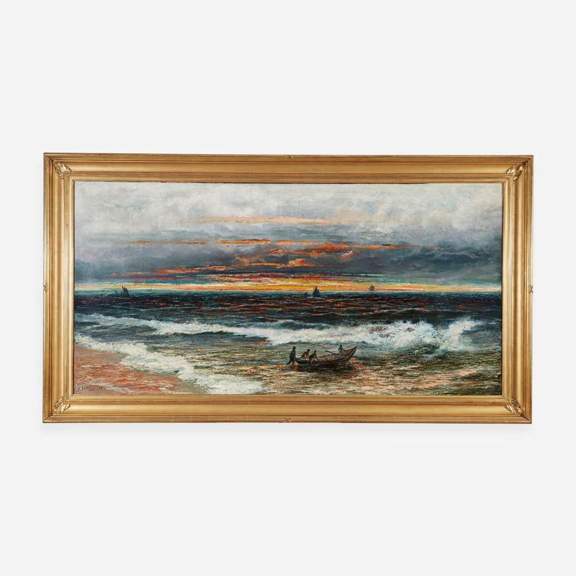 Christopher H. Shearer (American, 1840–1926) Seascape