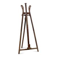 A French Swan-Carved Hardwood Easel