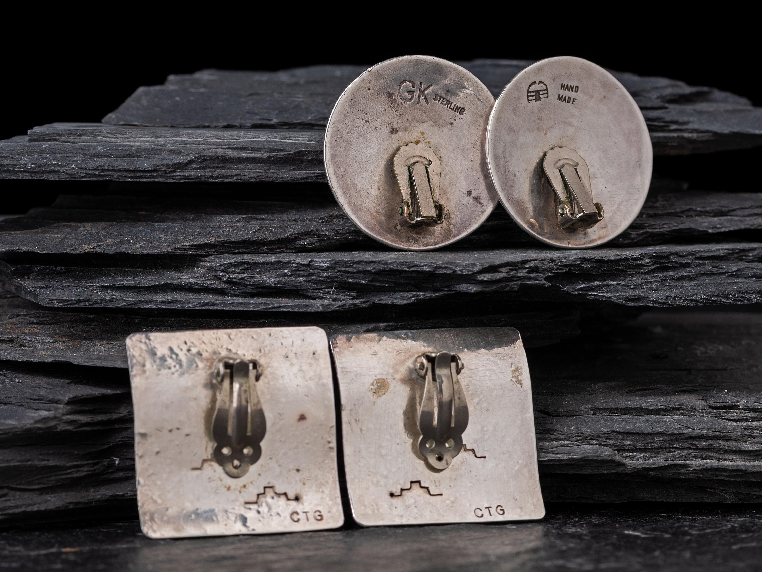 Sterling Silver Clip Earrings, PLUS