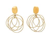 YELLOW GOLD EARCLIPS
