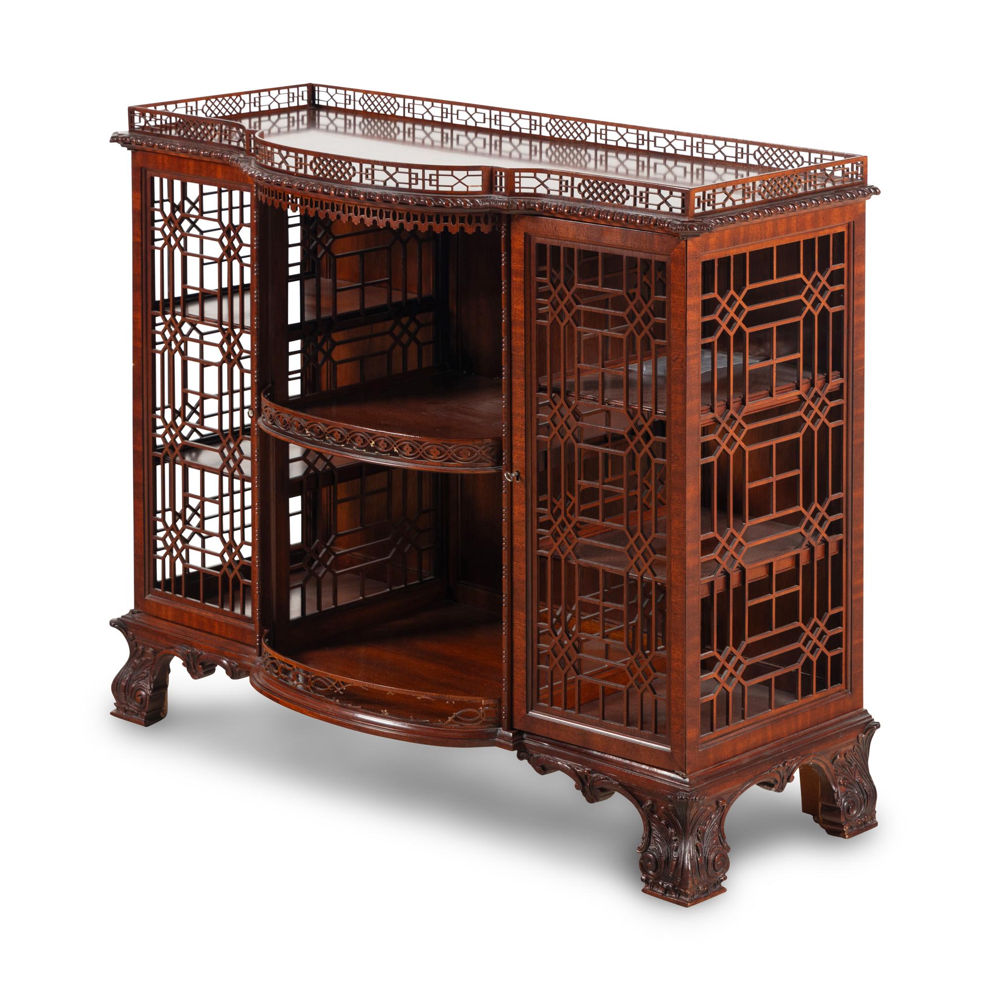 A George III Style Mahogany Side Cabinet