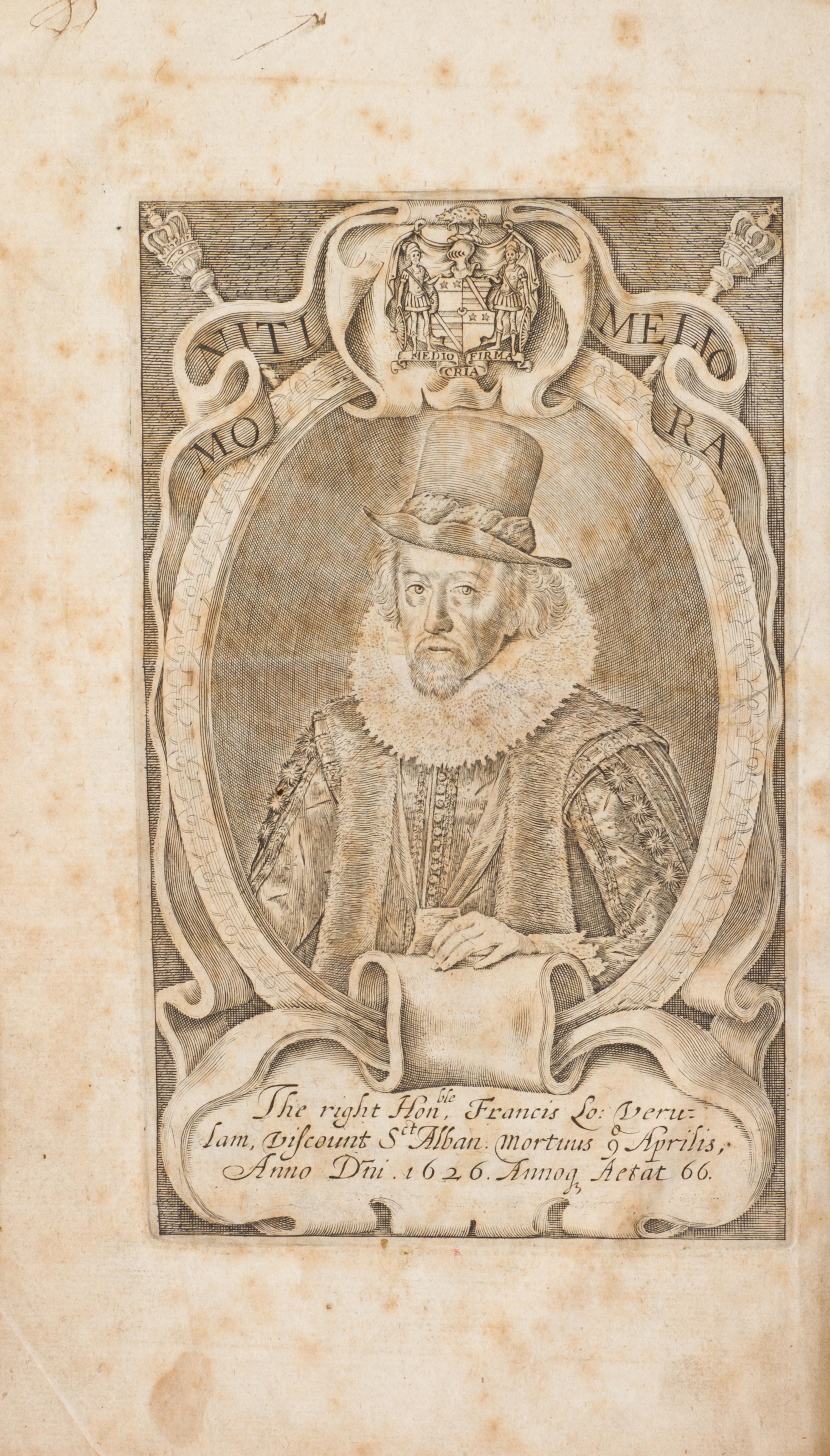 (HISTORY) BACON, FRANCIS. Sylva Sylvarum. London, 1631. Third edition.