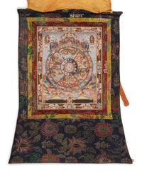 A Tibetan Thangka of a Mandala