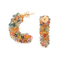 MULTICOLOR SAPPHIRE EARRINGS
