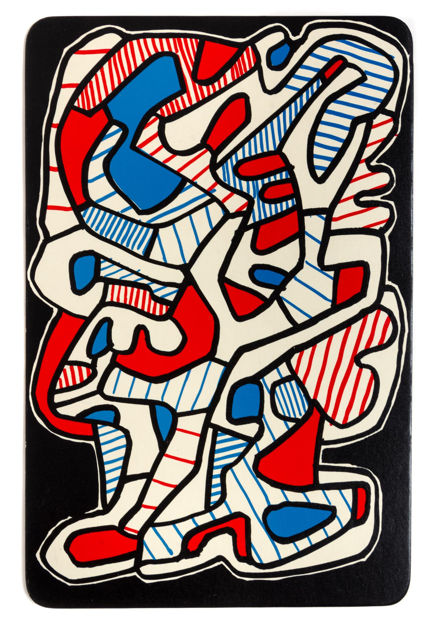 Jean Dubuffet, (French, 1901-1985), Banque de l'Hourloupe-Cartes a jouer et a tirer, 1967