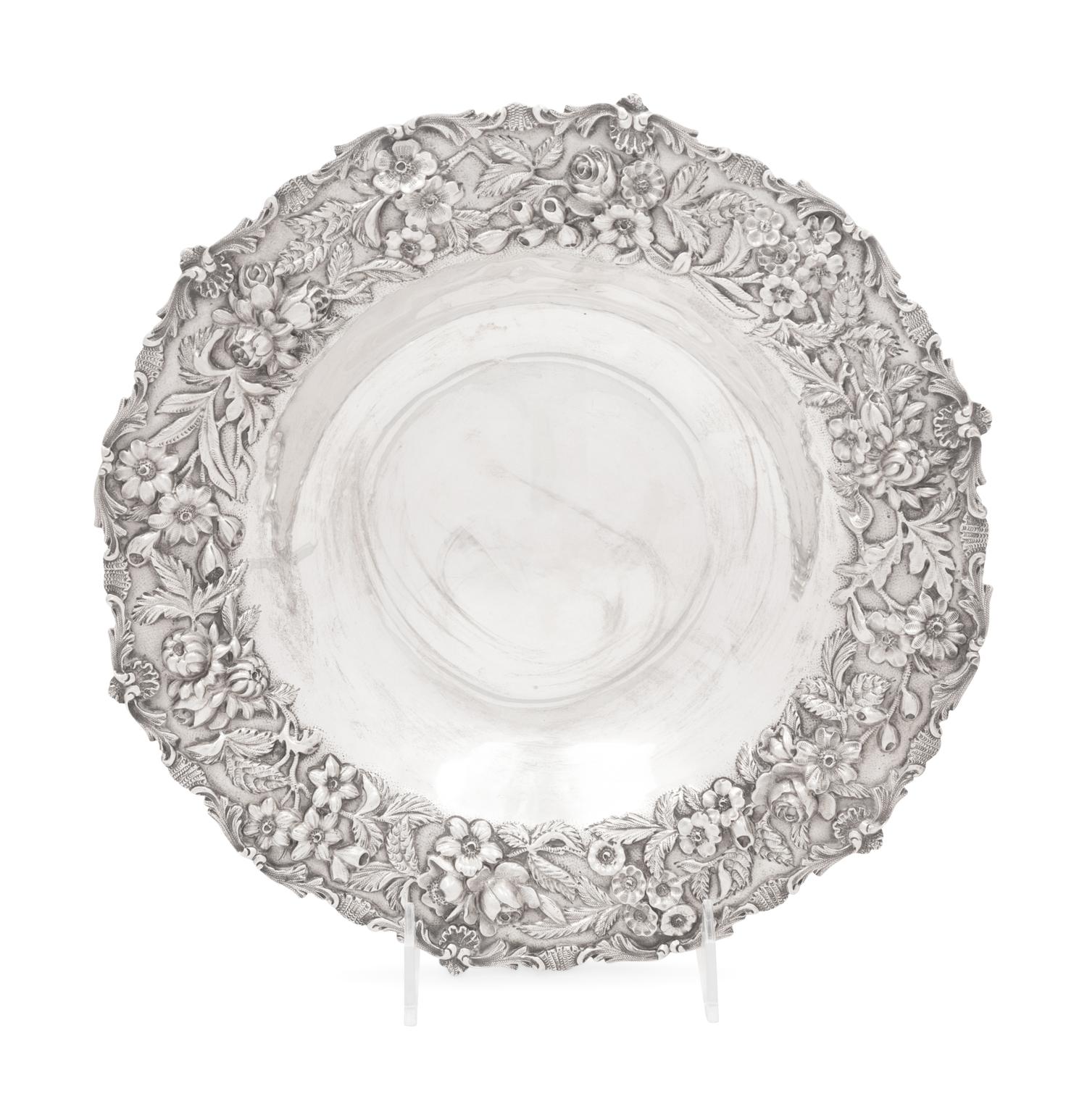 An American Silver Repoussé Bowl
