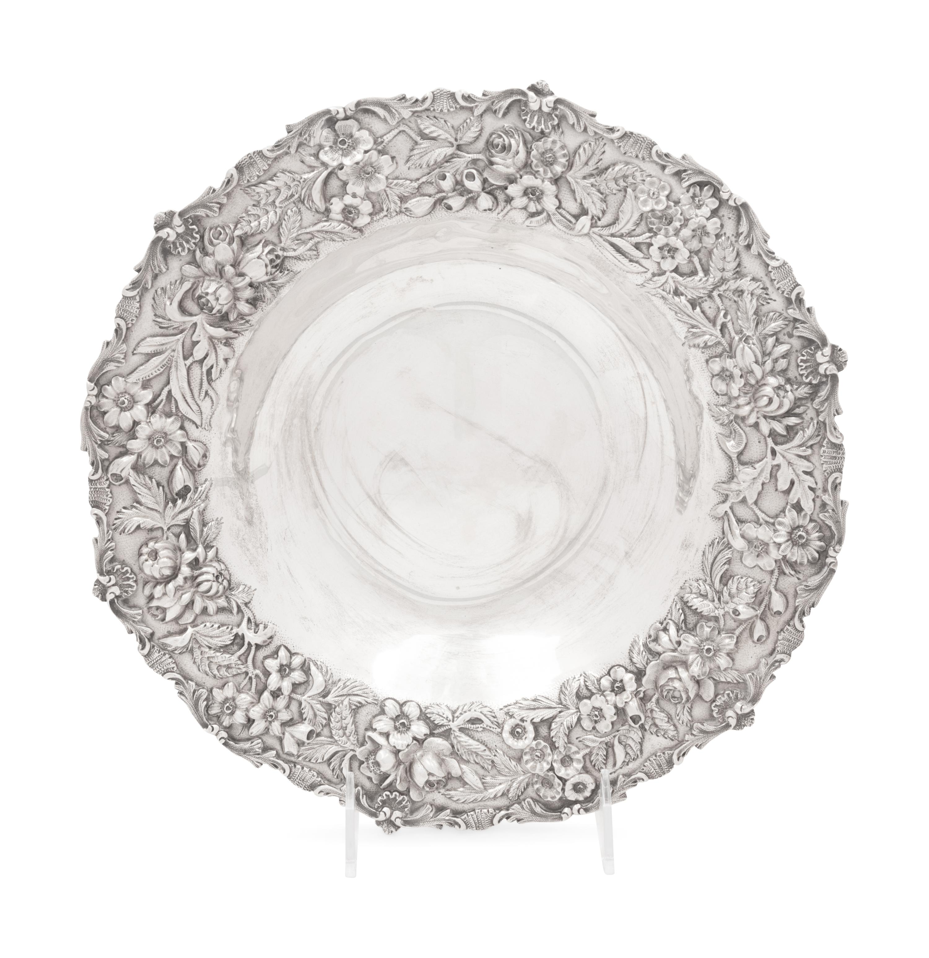An American Silver Repoussé Bowl
