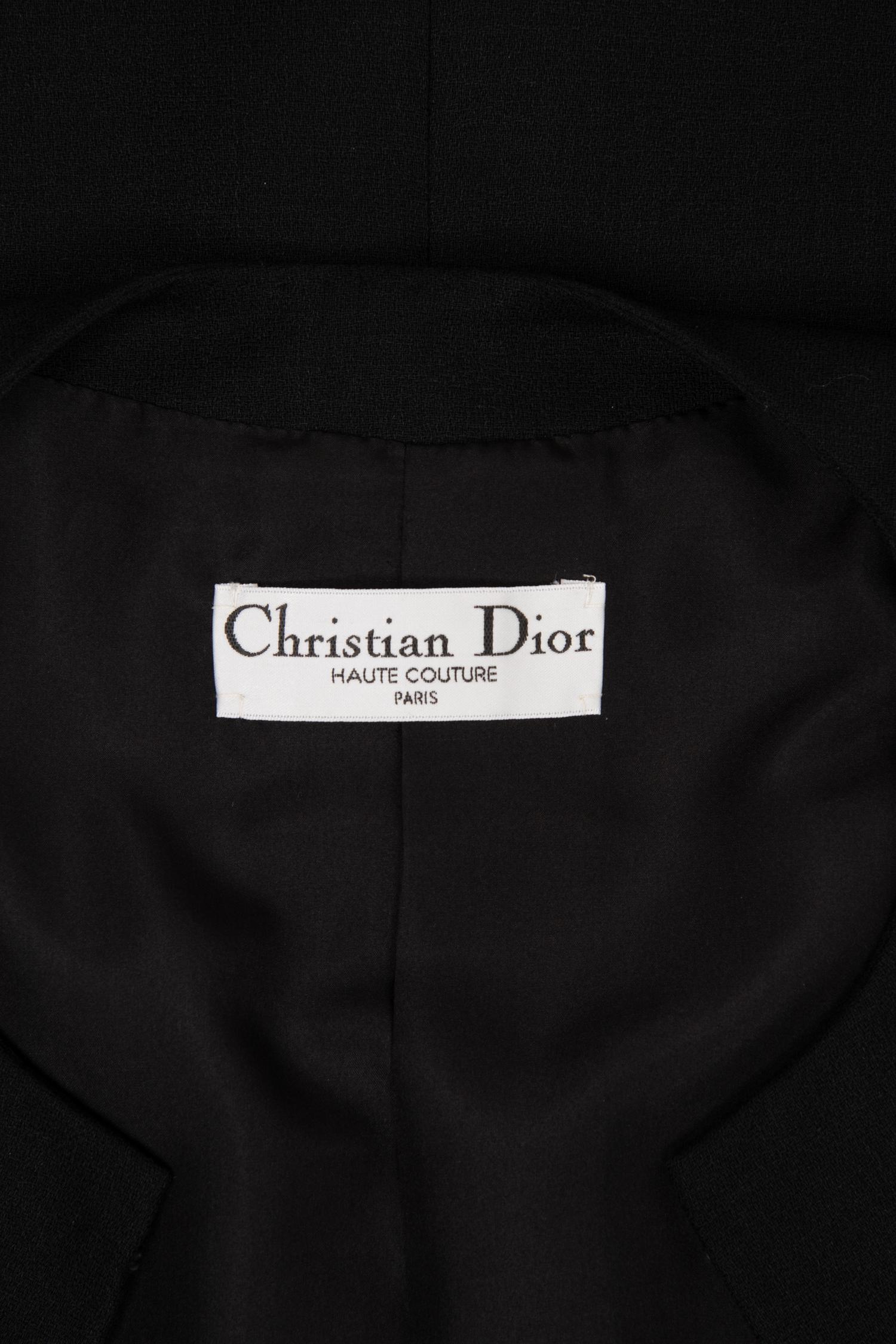 Christian Dior Haute Couture Wool Crepe Jacket, Fall/Winter 2008
