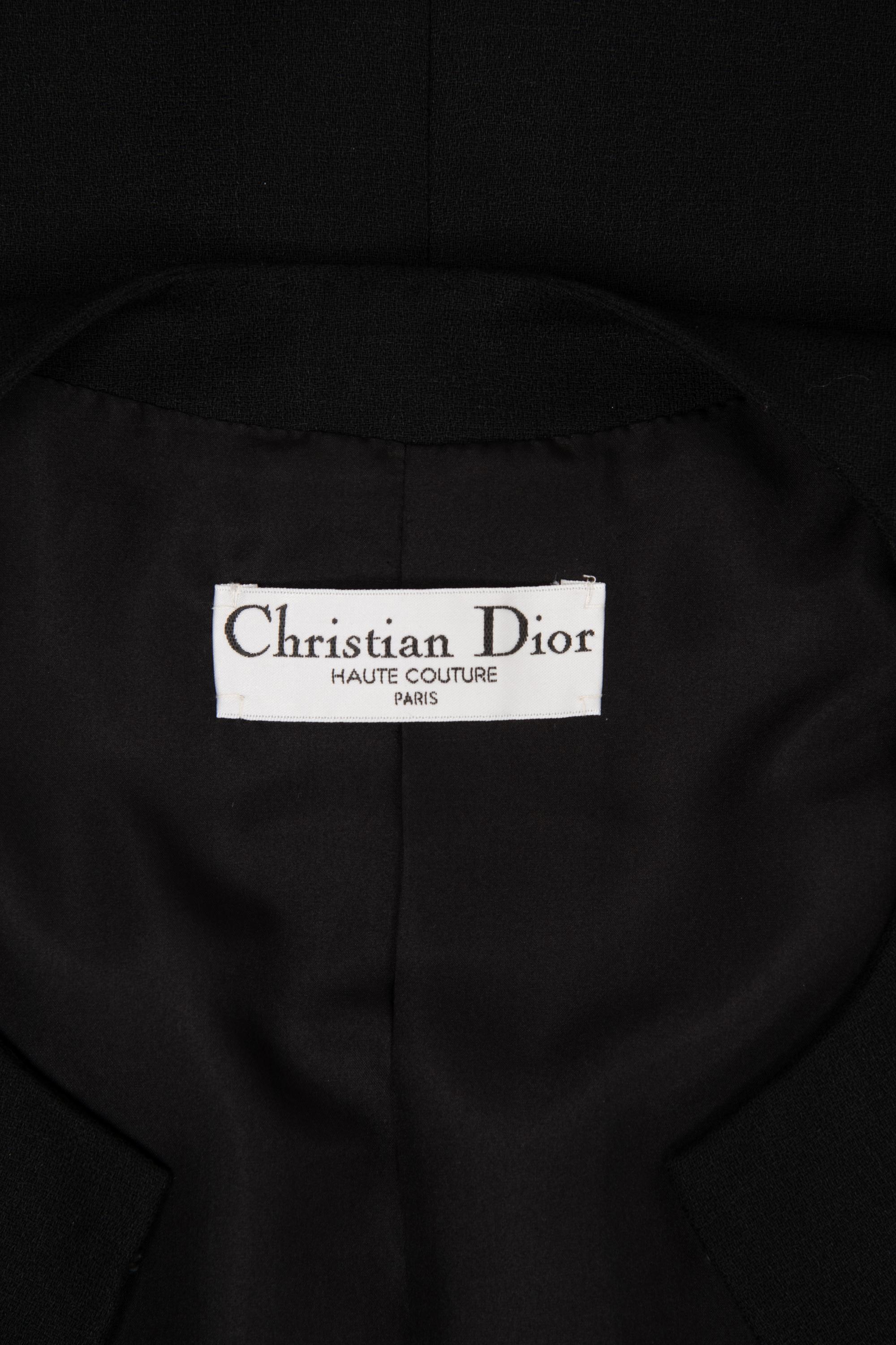 Christian Dior Haute Couture Wool Crepe Jacket, Fall/Winter 2008
