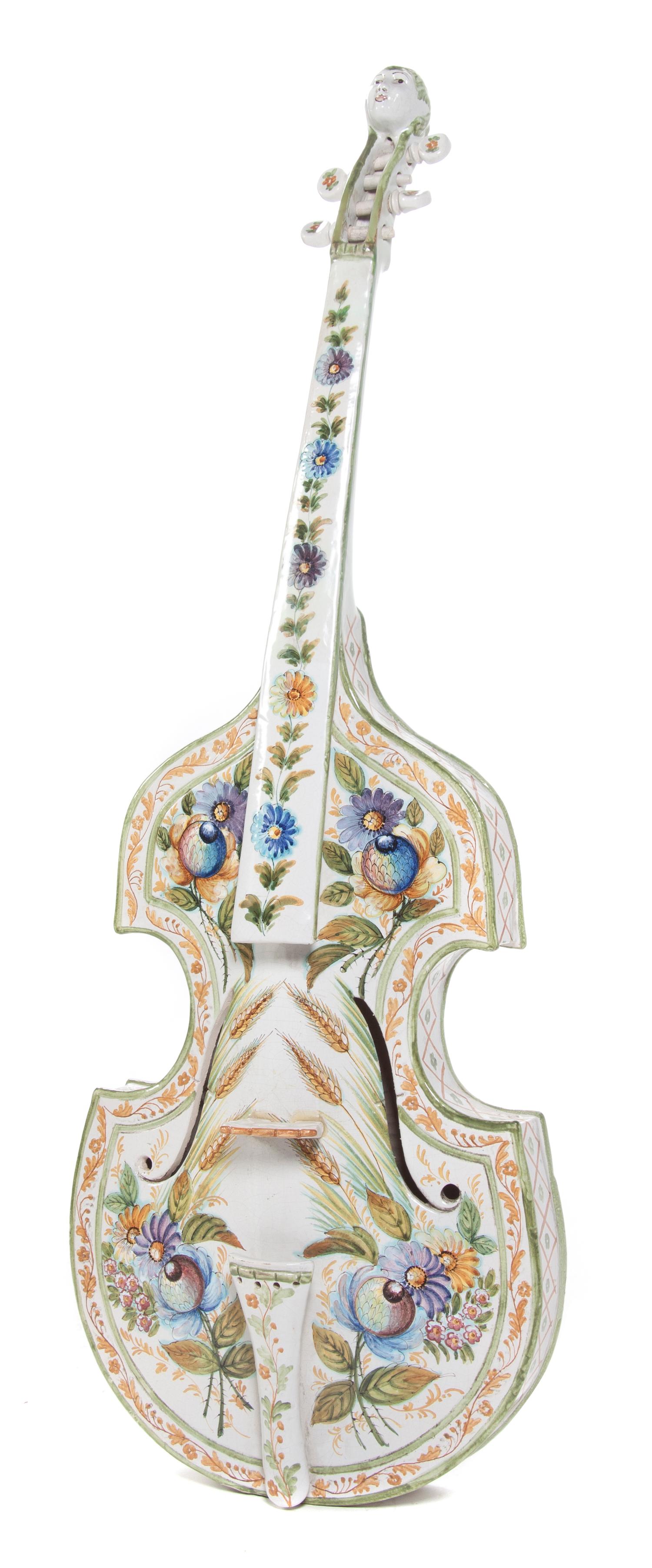 An Italian Faïence Cello