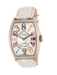 FRANCK MULLER, WHITE GOLD 'CRAZY COLOR DREAMS' WATCH