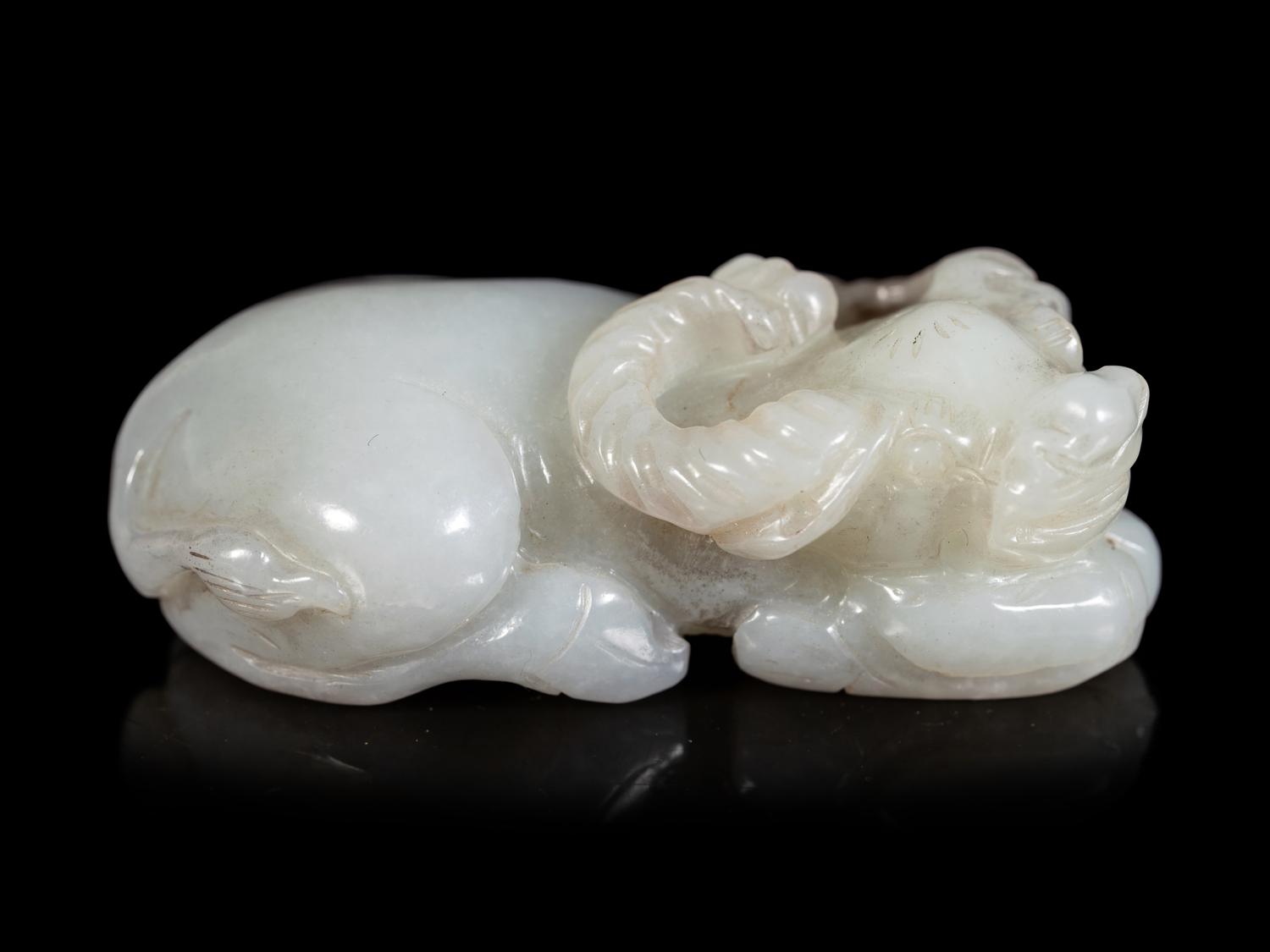 Five Chinese Jade Carvings of Animals