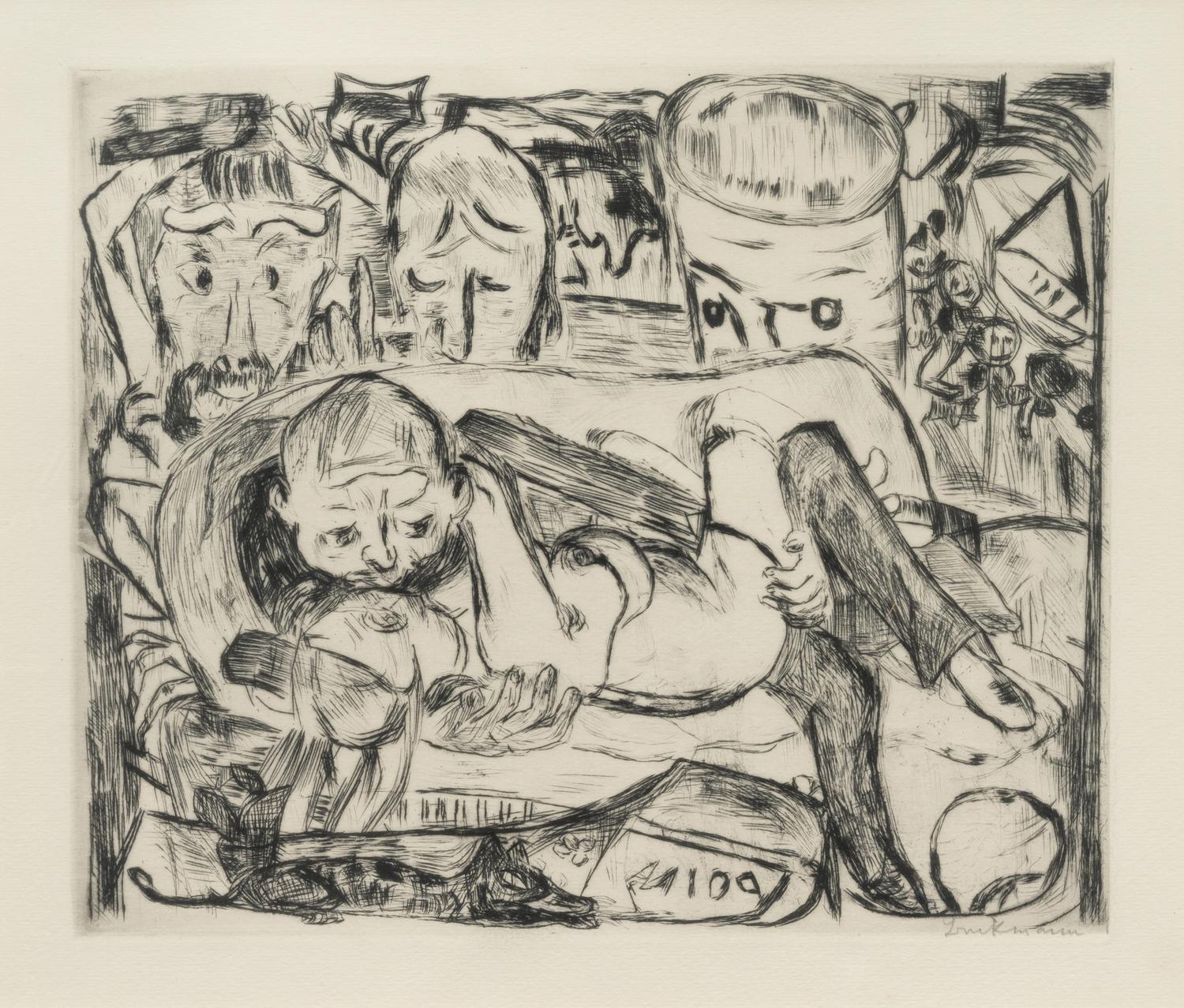 Liebespaar II (Lovers II), 1918-1919