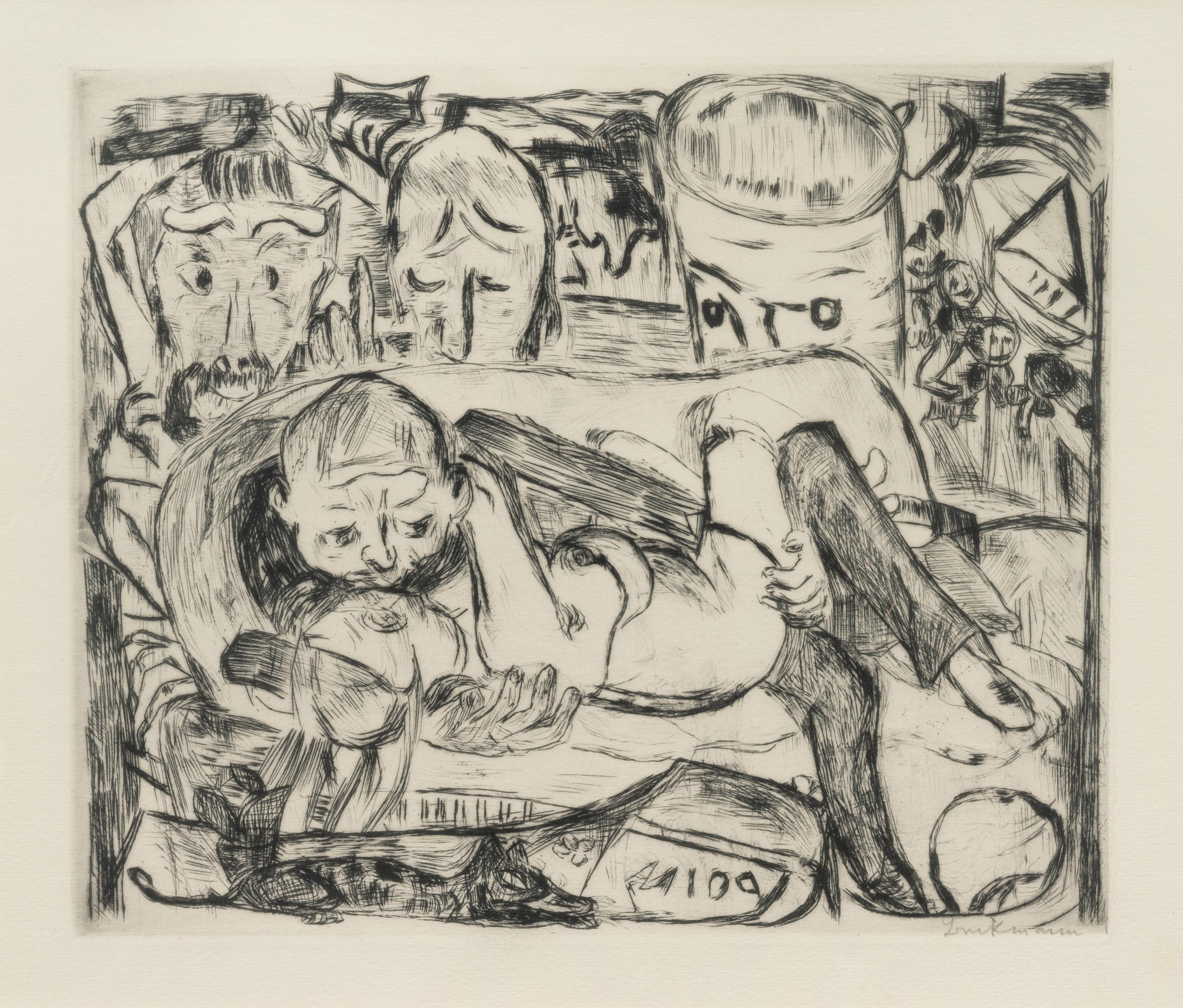 Liebespaar II (Lovers II), 1918-1919