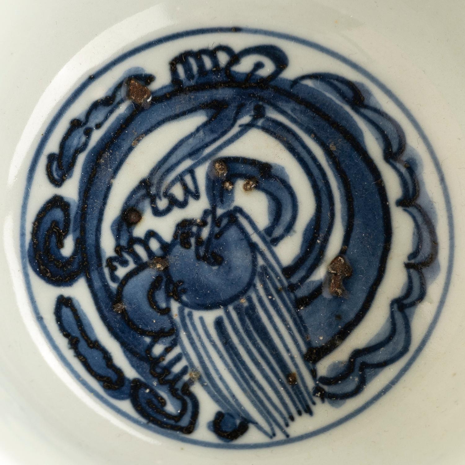 A Set of Three Chinese Blue and White Porcelain Bowls