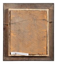 [CIVIL WAR]. Whole plate hand-painted tintype of a Confederate soldier.