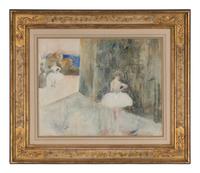 Danseuses dans les coulisses