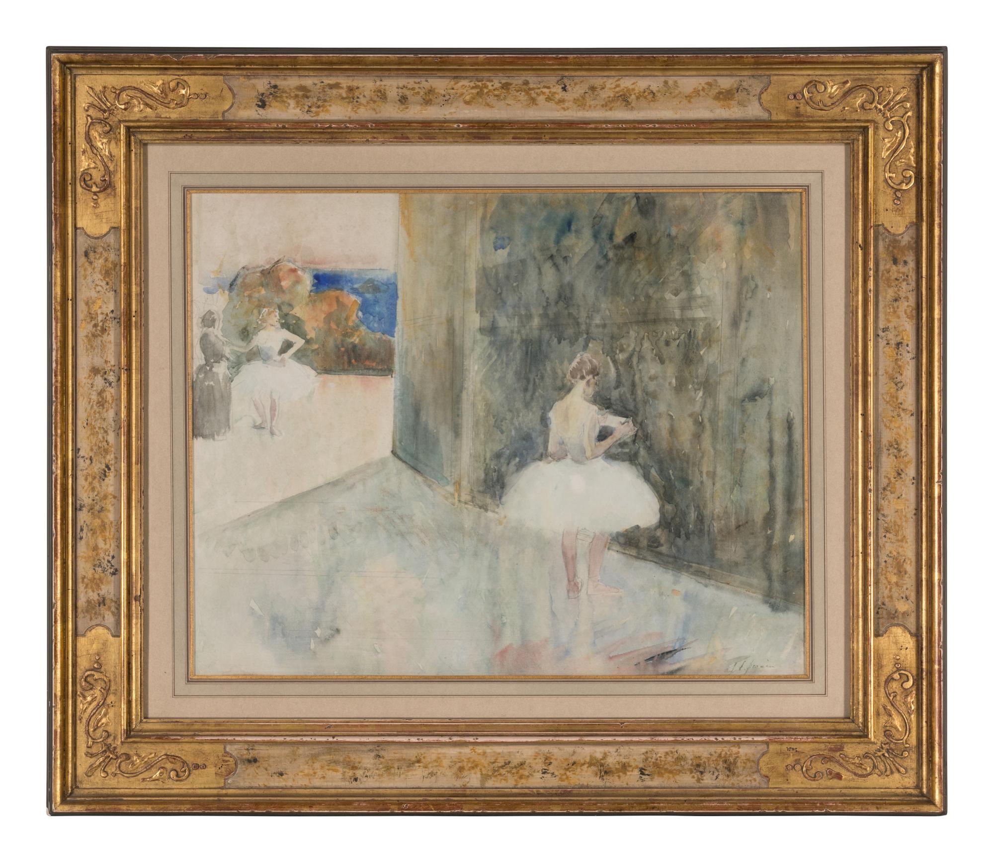 Danseuses dans les coulisses