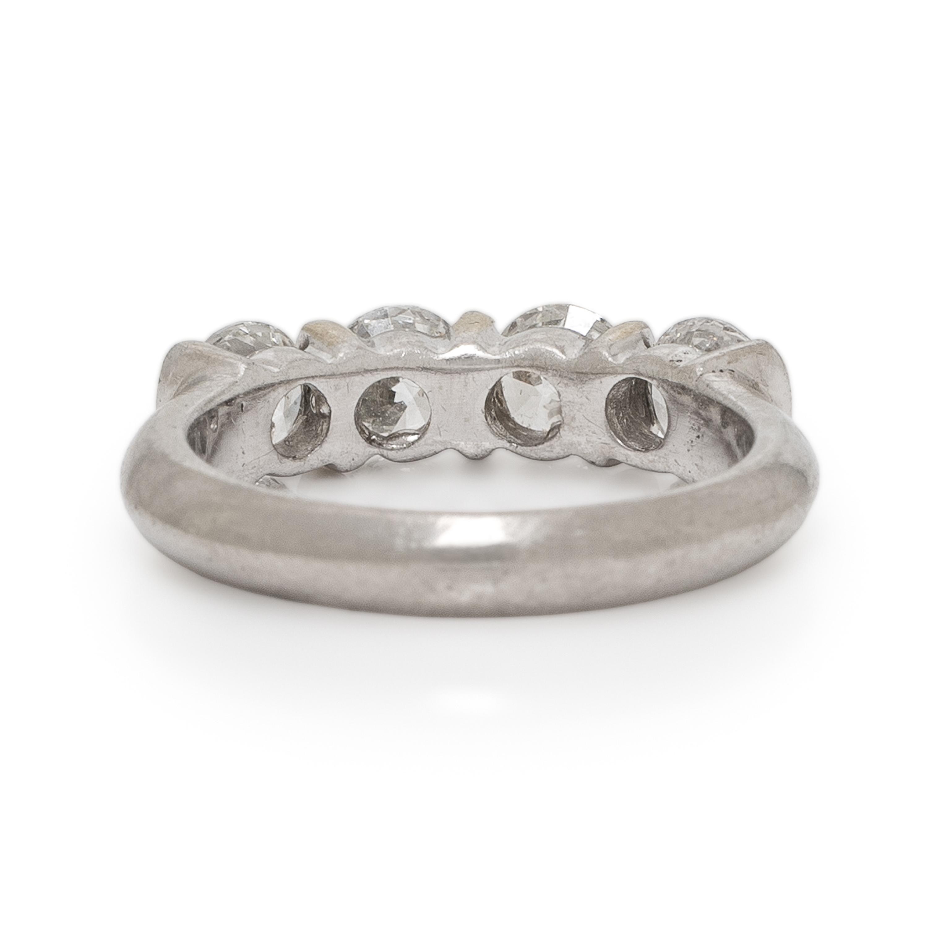 Diamond and Platinum Ring