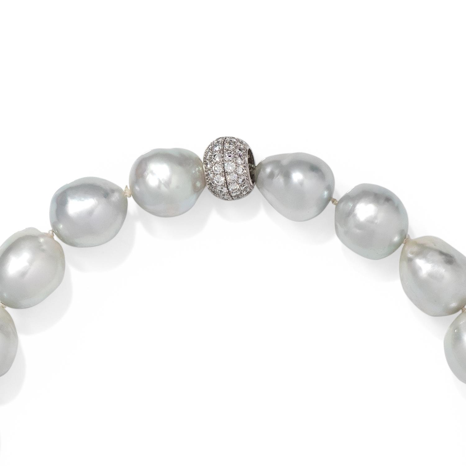 CULTURED BAROQUE SOUTH SEA PEARL NECKLACE