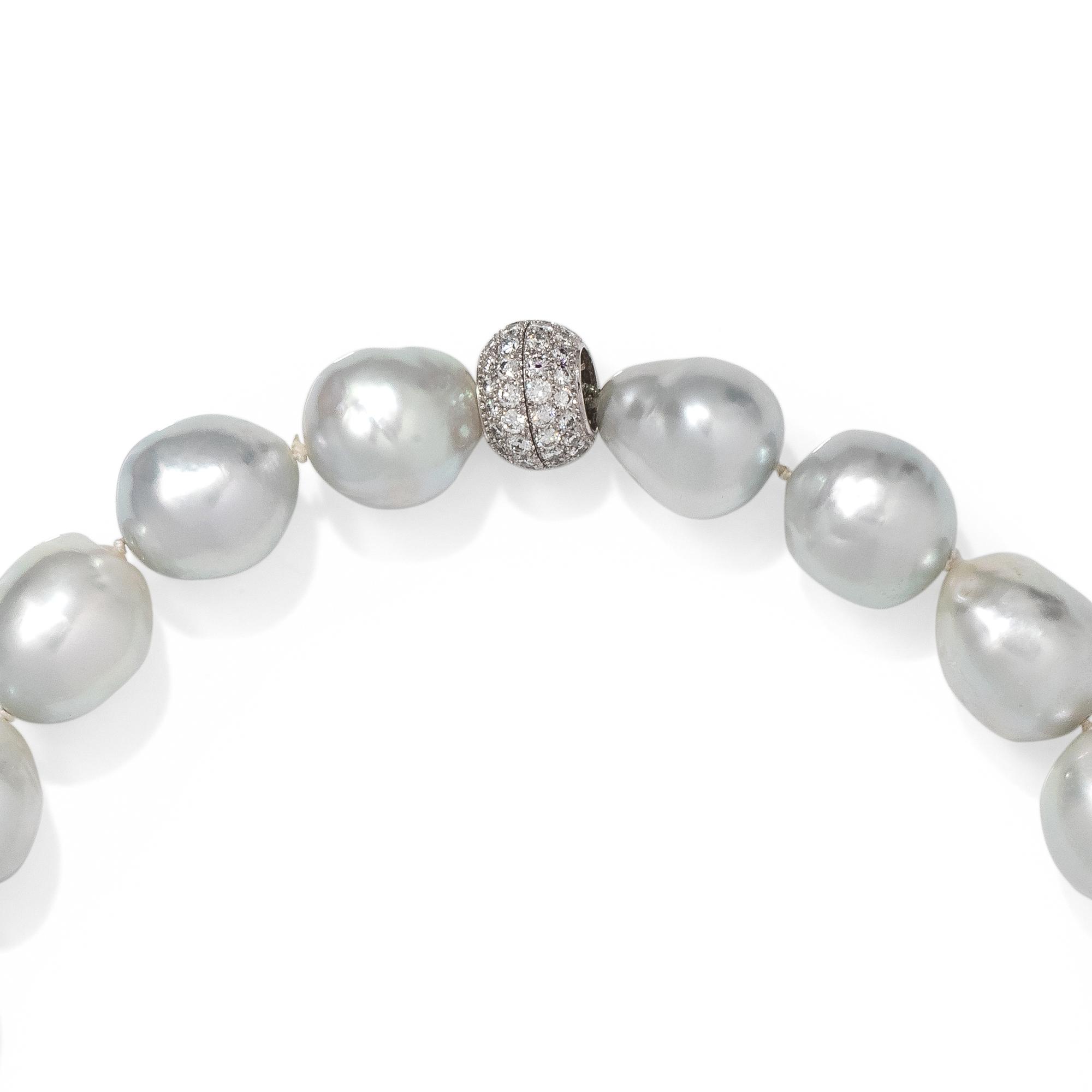 CULTURED BAROQUE SOUTH SEA PEARL NECKLACE