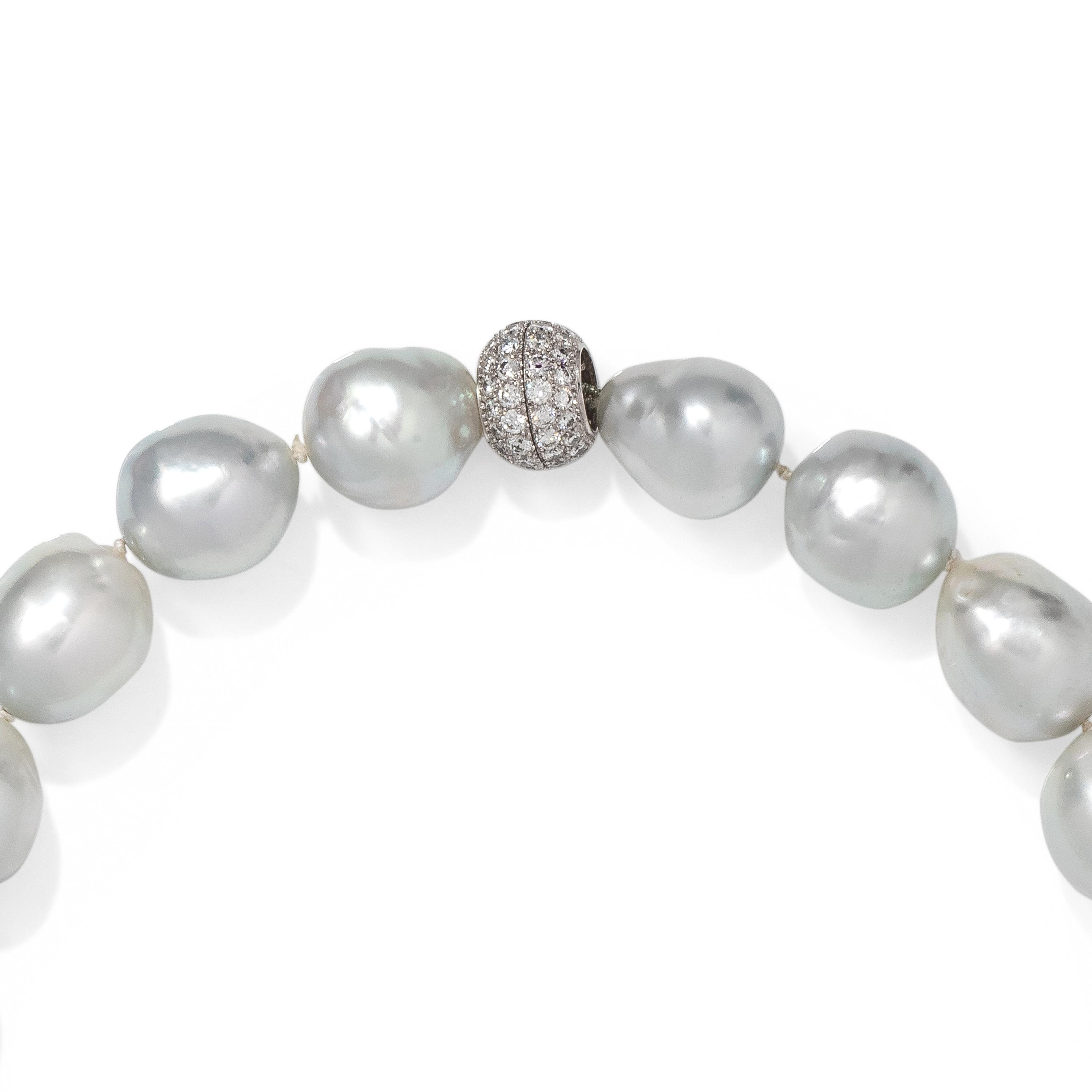 CULTURED BAROQUE SOUTH SEA PEARL NECKLACE