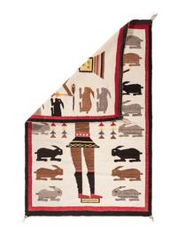 Navajo Pictorial Yei Weaving / Rug