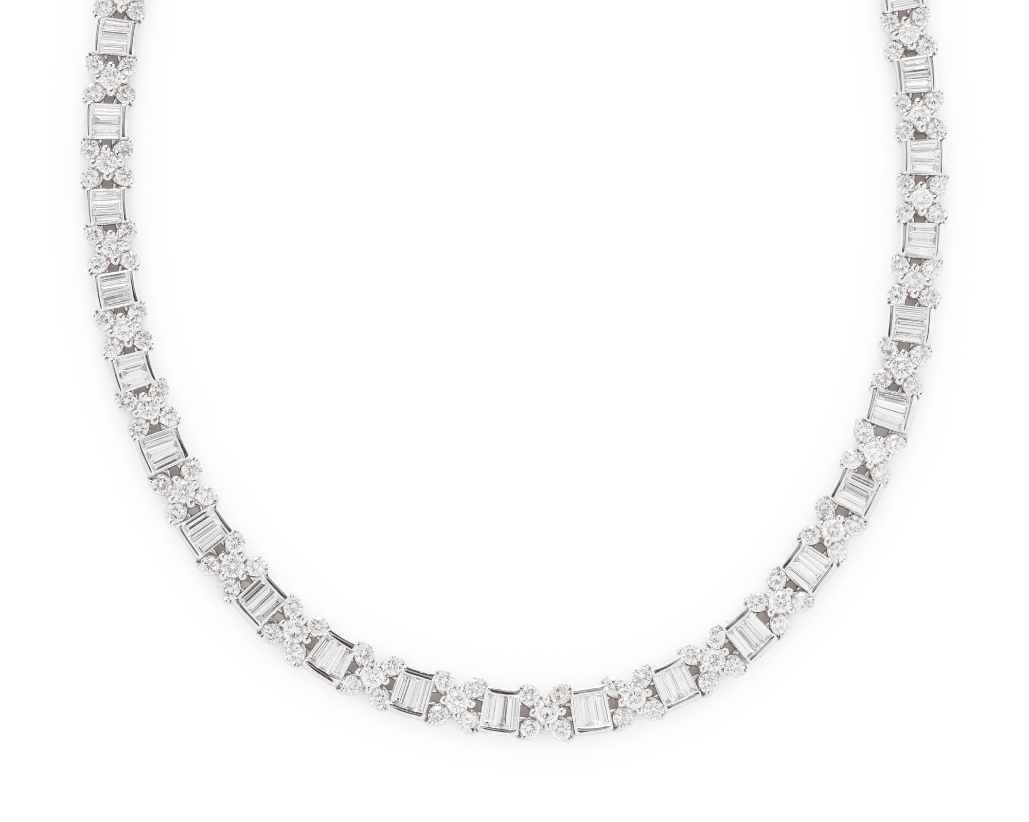 PLATINUM AND DIAMOND NECKLACE