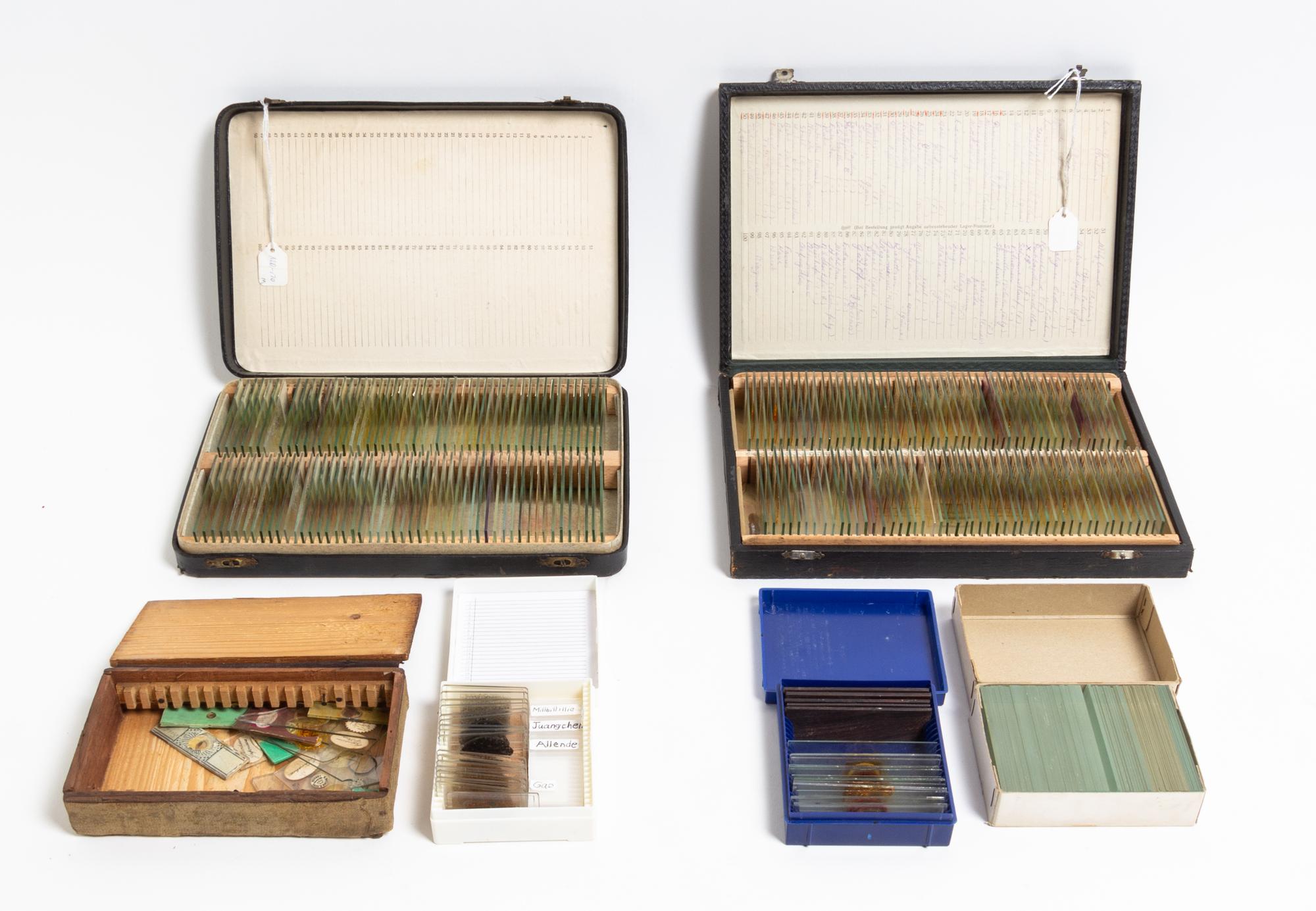 A Collection of Microscope Slide Samples — LATE 19TH CENTURY AND LATER