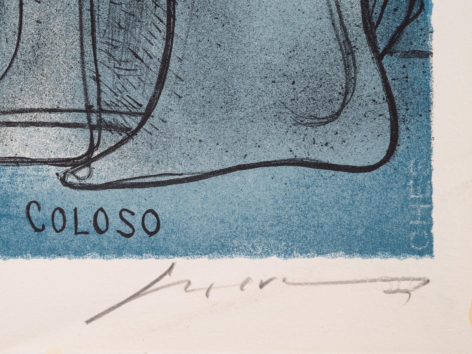 Dove; Coloso (a pair of prints from The Official Arts Portfolio of the XXIVth Olympiad, Seoul, Korea )