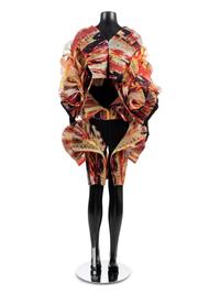 Issey Miyake Pleated Evening Ensemble , 2007-08