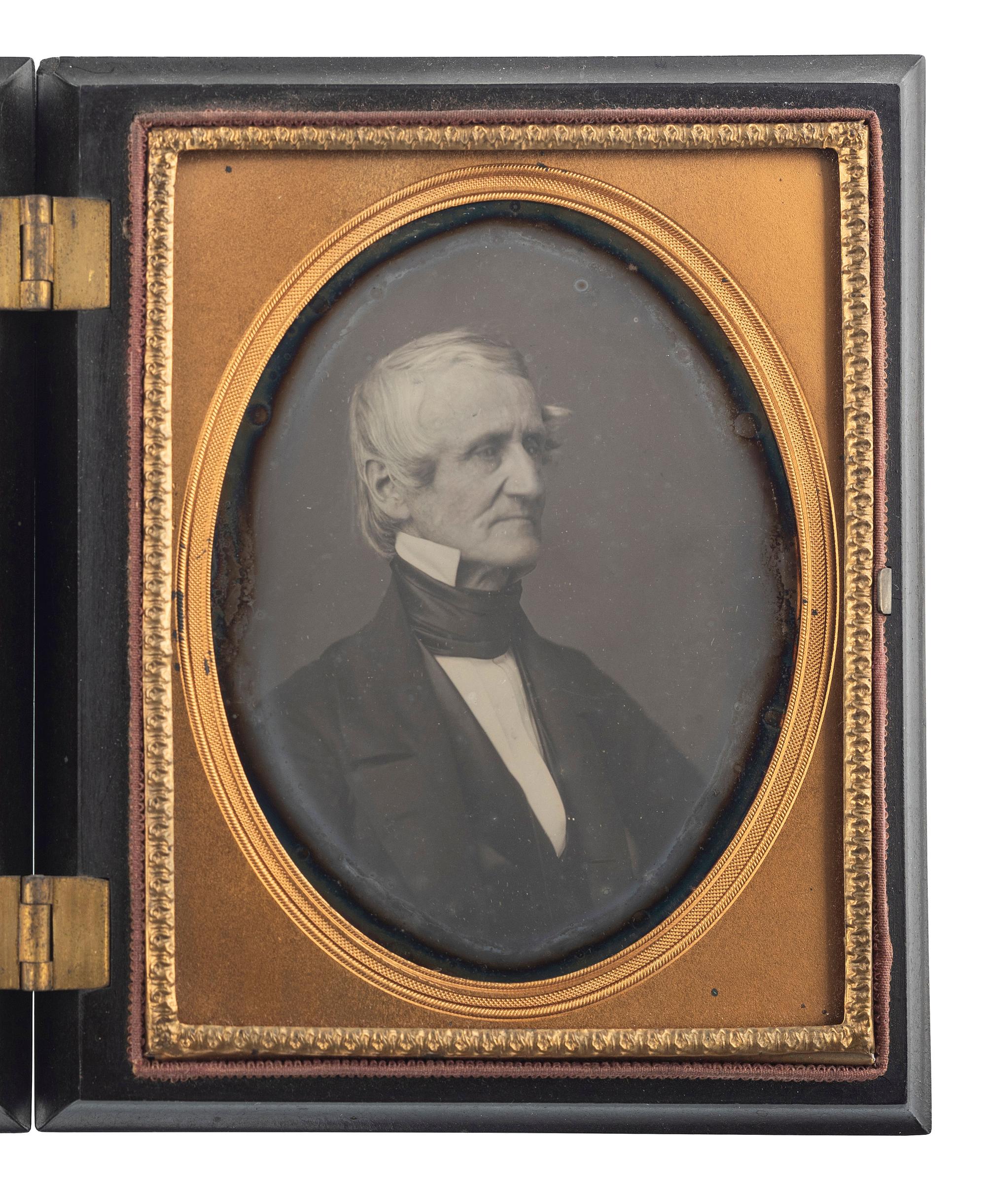[EARLY PHOTOGRAPHY]. Sixth plate and quarter plate daguerreotypes of preachers.