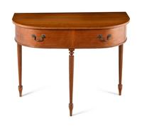 A Federal Cherrywood Console Table