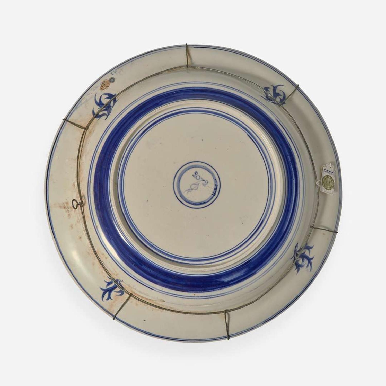 A Large Wedgwood Alfred Powell (1865-1960) Decorated Queensware Charger UK, circa 1920