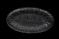 A Large Lalique Chene Oval Oak Leaf Platter