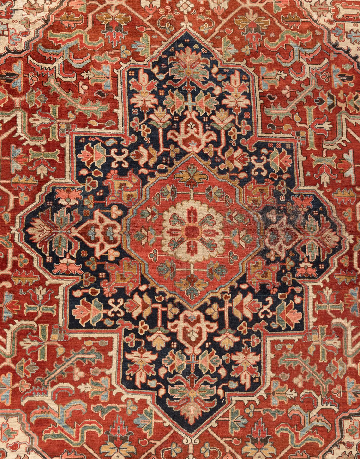 A Heriz Rug