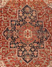 A Heriz Rug