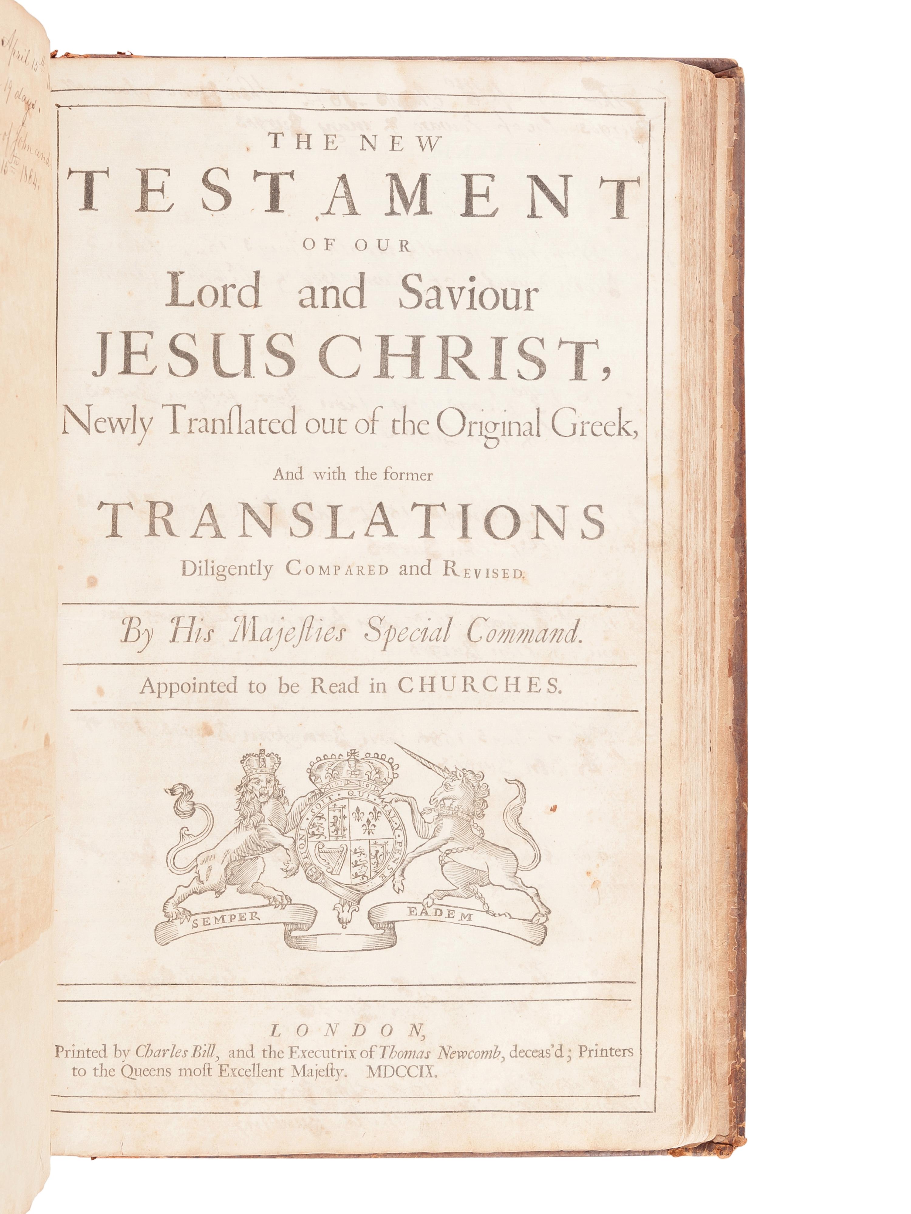 [BIBLE, in English].