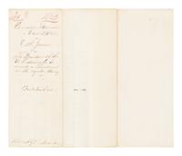 LINCOLN, Abraham (1809-1865). Autograph letter, signed ("A. Lincoln"), to Secretary of War Edwin Stanton. Executive Mansion, Washington, D.C., 3 March 1862.