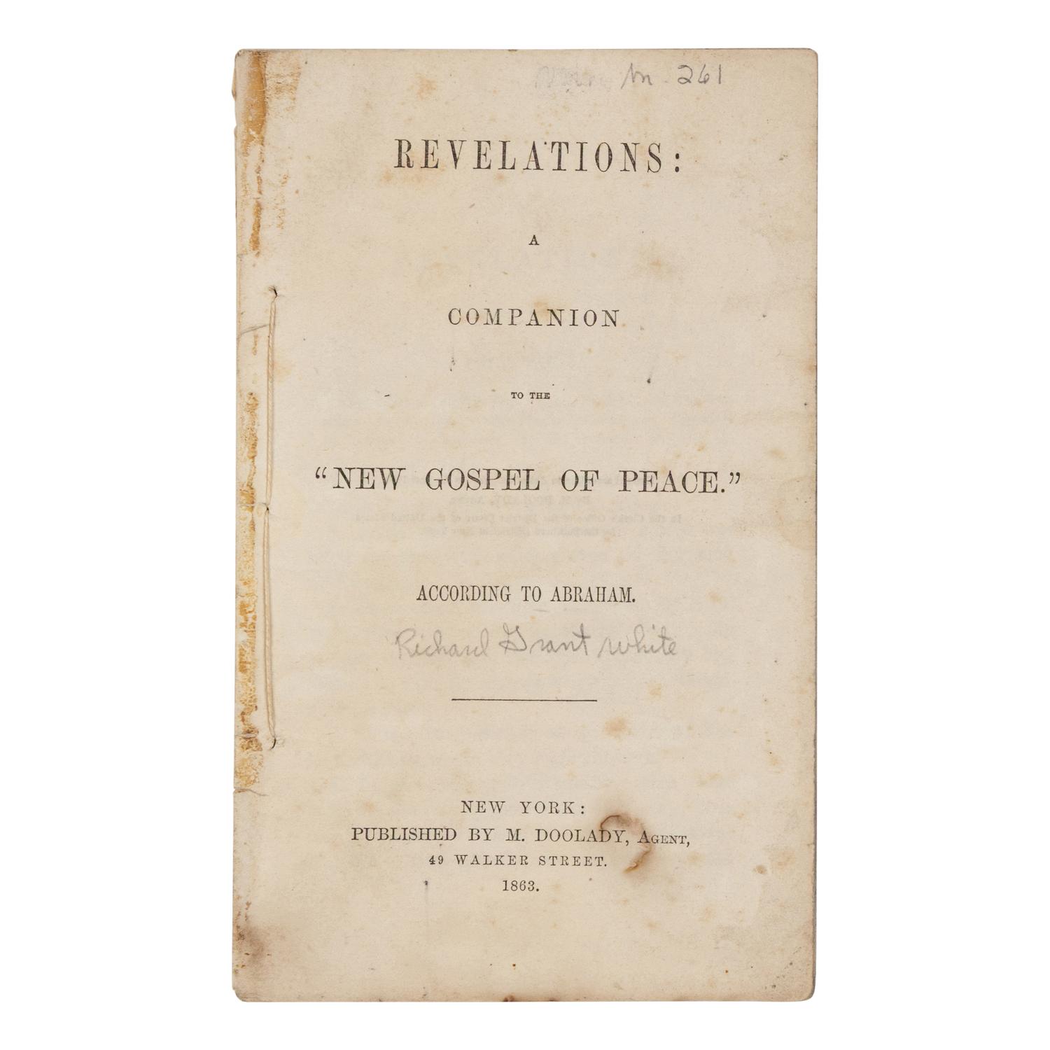 [PRO & ANTI-LINCOLN CAMPAIGN]. A group of 10 pamphlets, comprising: