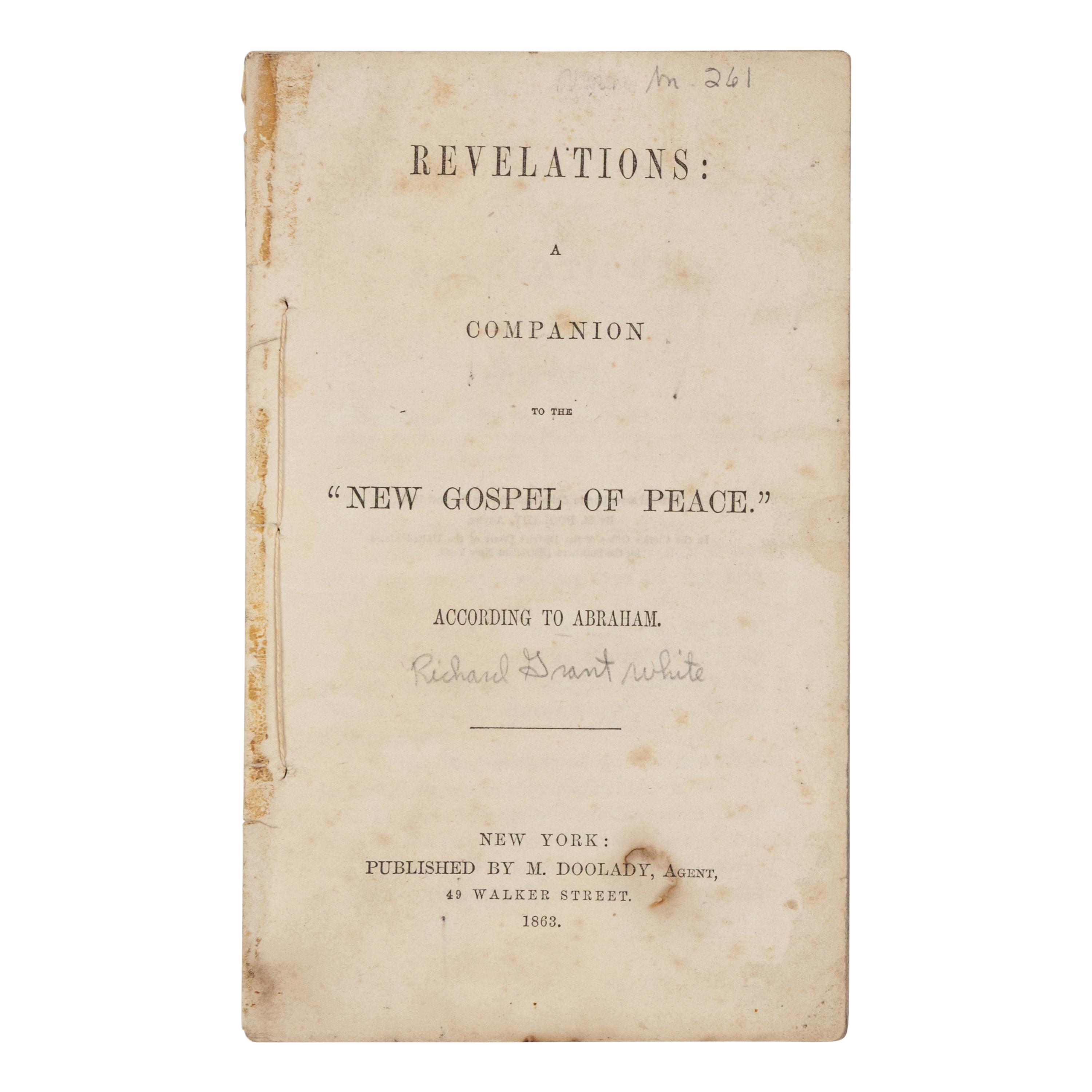 [PRO & ANTI-LINCOLN CAMPAIGN]. A group of 10 pamphlets, comprising: