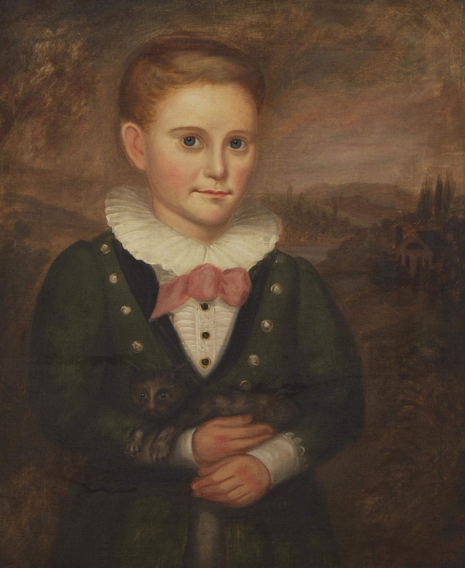 Orlando Hand Bears (1811-1851), Three Portraits: Members Of The Hendrick Family