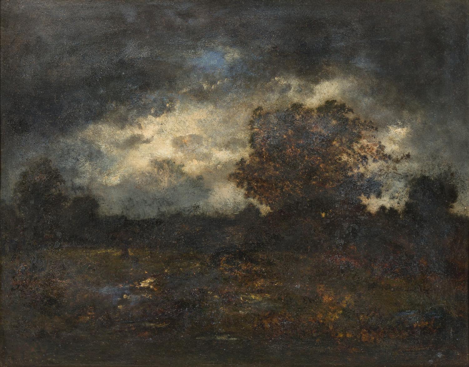 Narcisse-Virgile Diaz de la Pena, (French, 1808-1876), Forest Landscape, 1872