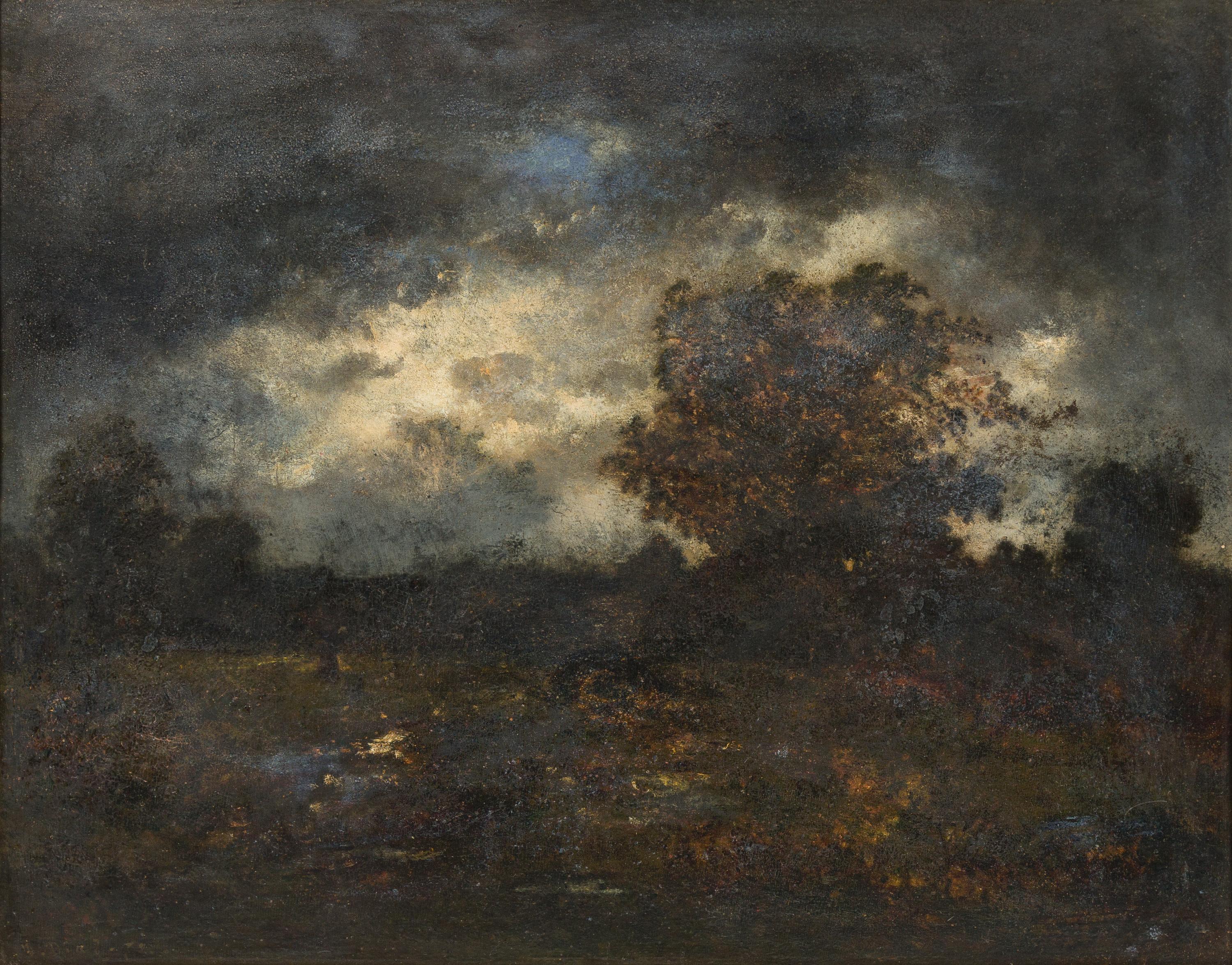 Narcisse-Virgile Diaz de la Pena, (French, 1808-1876), Forest Landscape, 1872