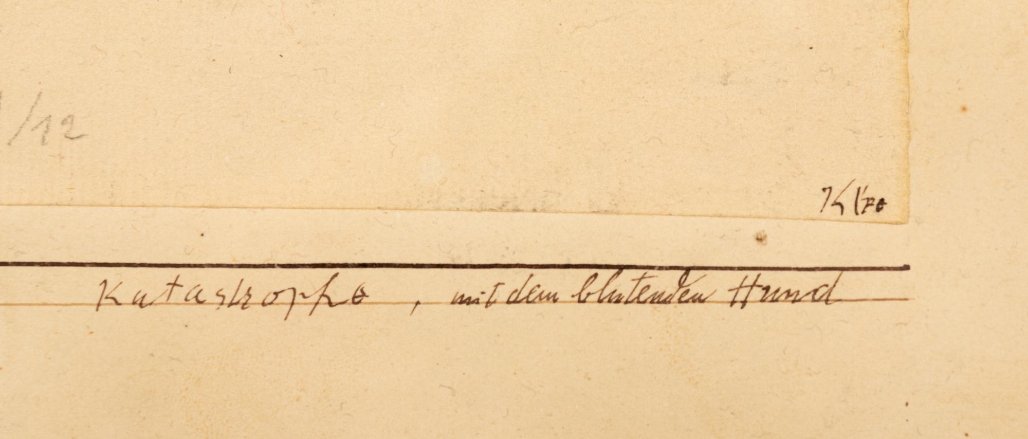Katastrophe, mit dem Blutenden Hund