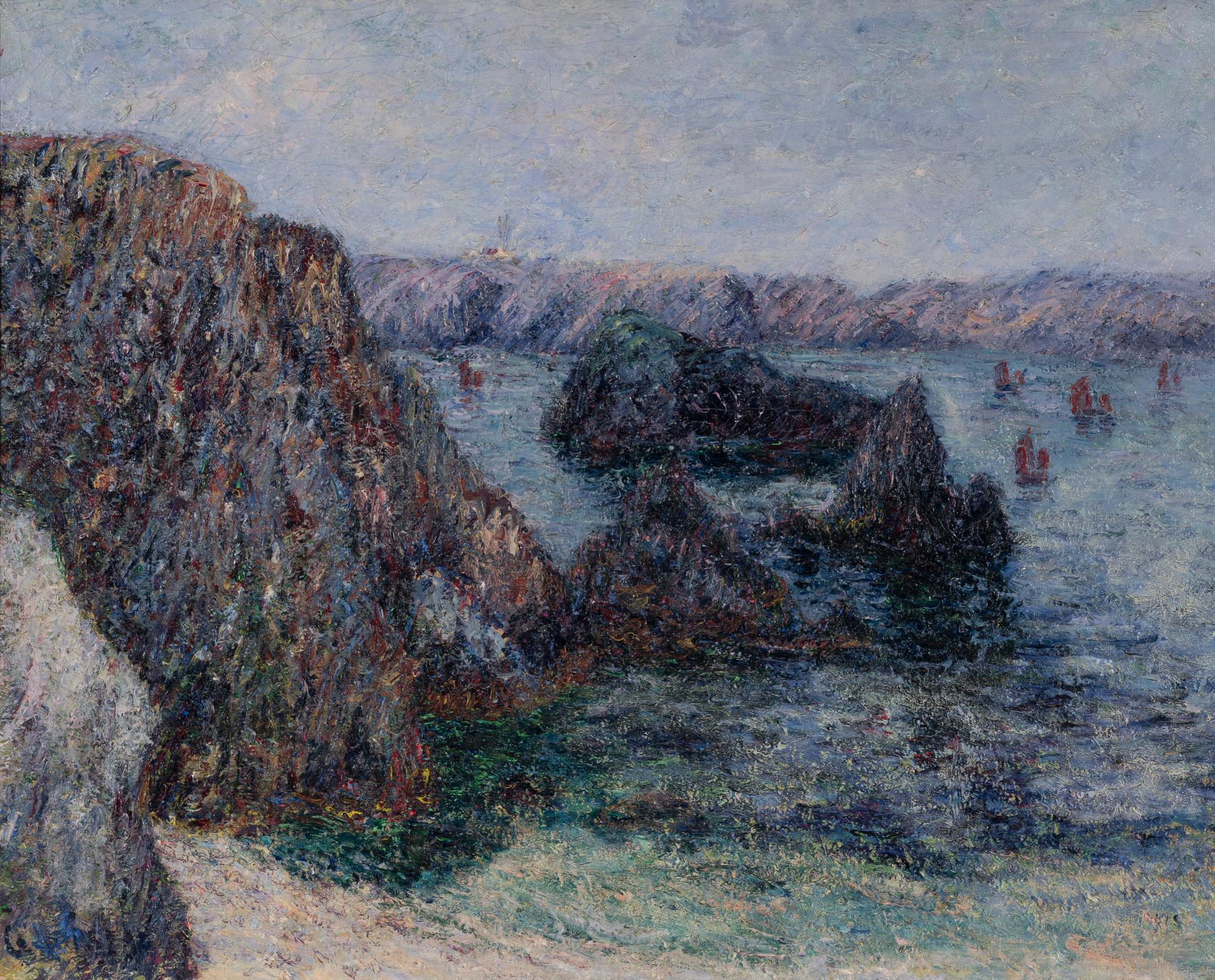 Belle-Île, La Baie de Goulphar, 1900