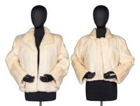 Two White Mink Jackets